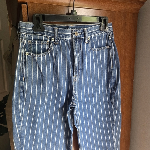 American Eagle Outfitters Blue Straight-Leg Jeans Classic Fit - Picture 3 of 5